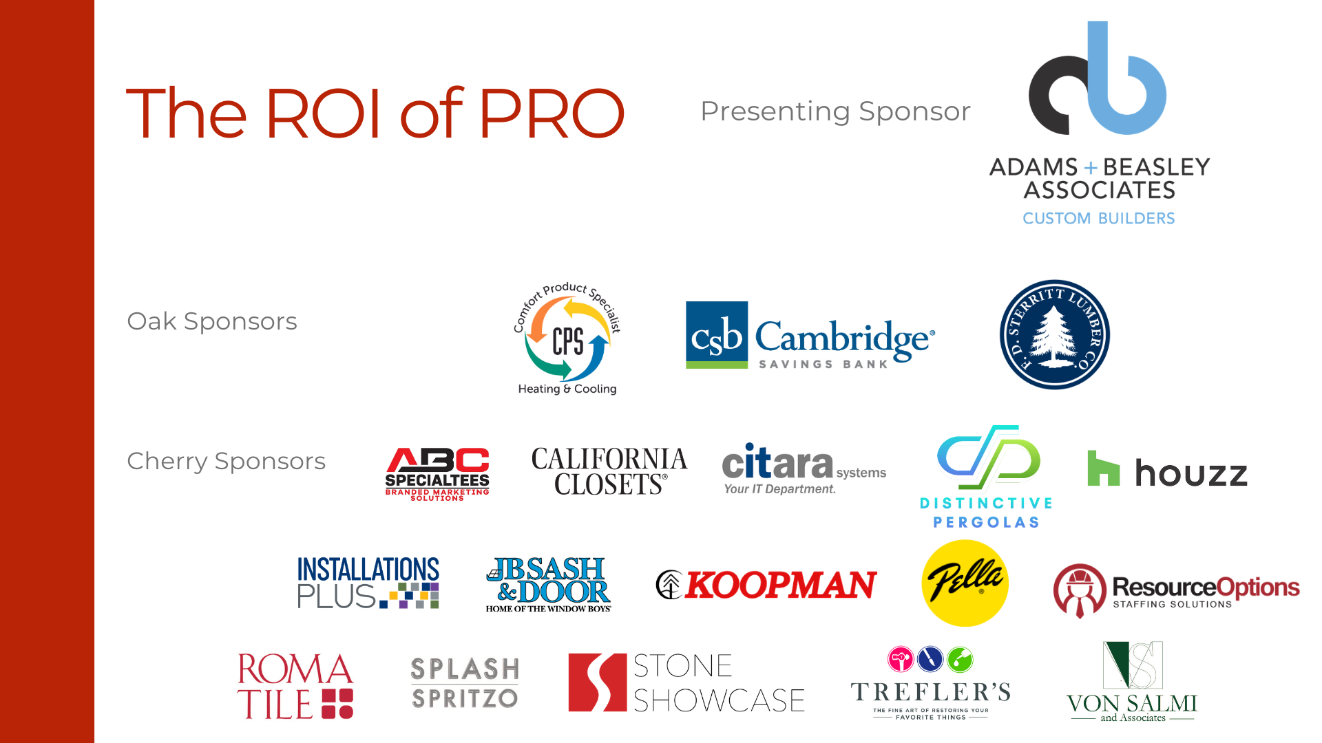 PRO Commerce Project Sponsors